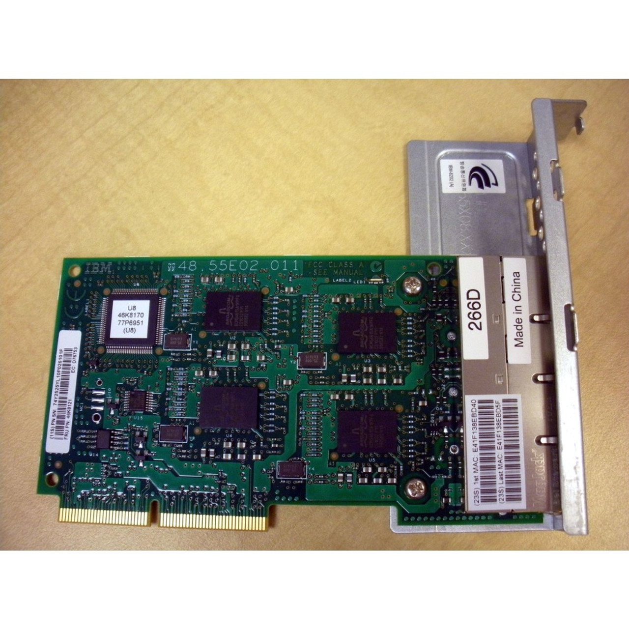 IBM 46K8121 (CCIN 266D) 1824 Quad Port 1Gb Host Ethernet Adapter