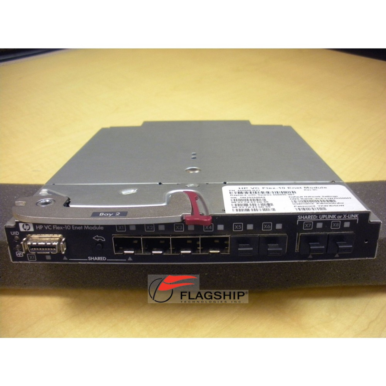 708052-001  HP Virtual Connect Flex-10 10GB Ethernet Module for C-class  Bladesystem