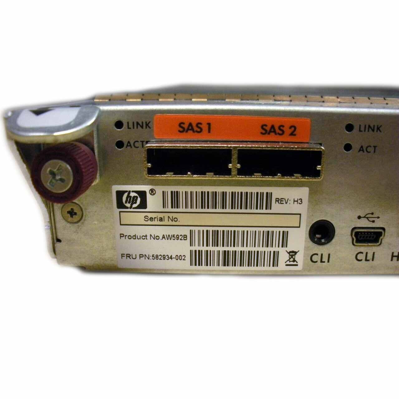 HP 582934-002 AW592B MSA P2000 G3 SAS Controller