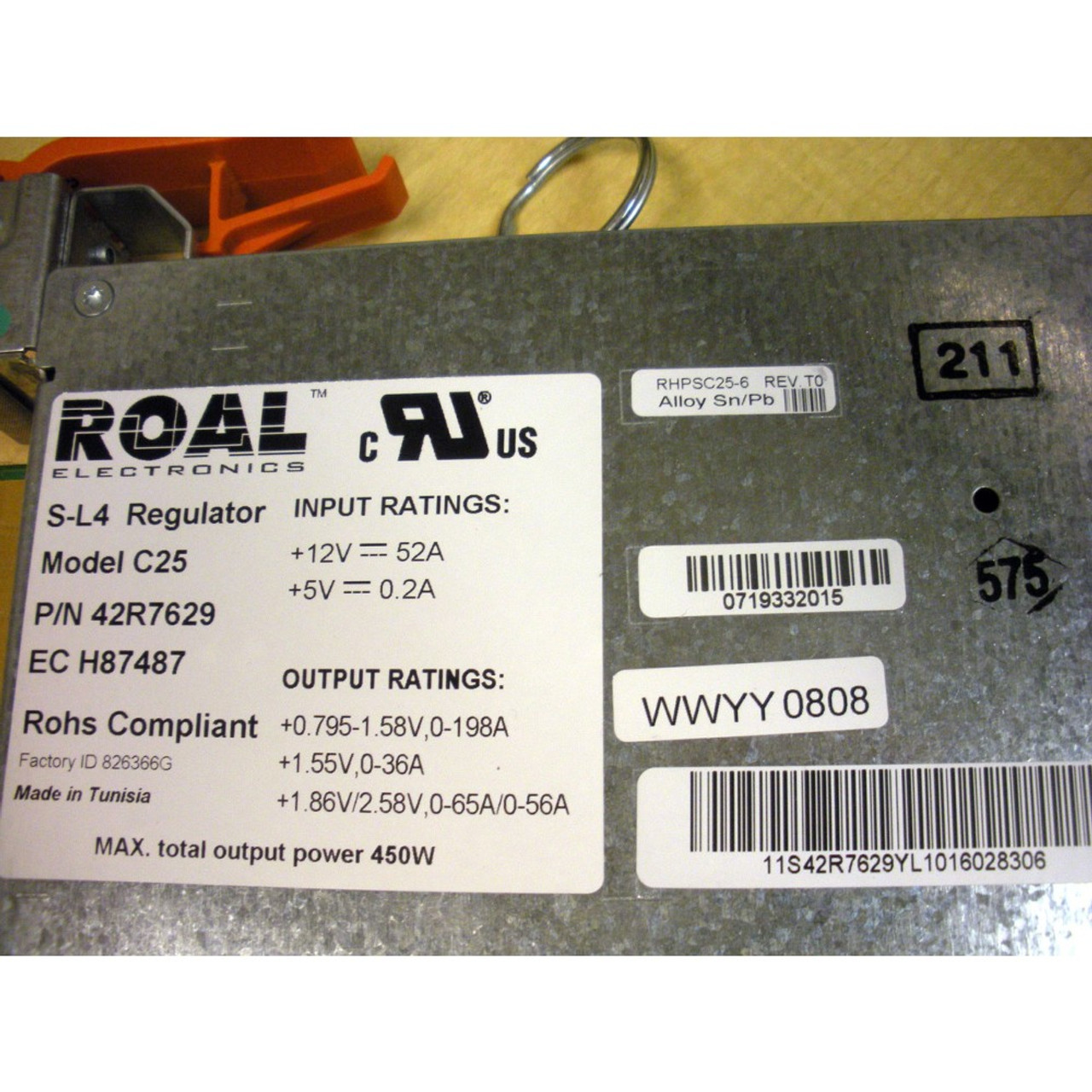IBM 42R7629 7875-9117 CPU Power Regulator VRM for 570 561