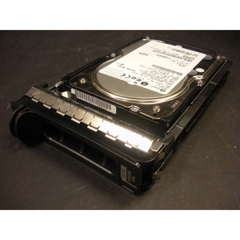 146GB 10K U320 SCSI 80Pin Hard Drive & Tray GC826 MAW3147NC Dell