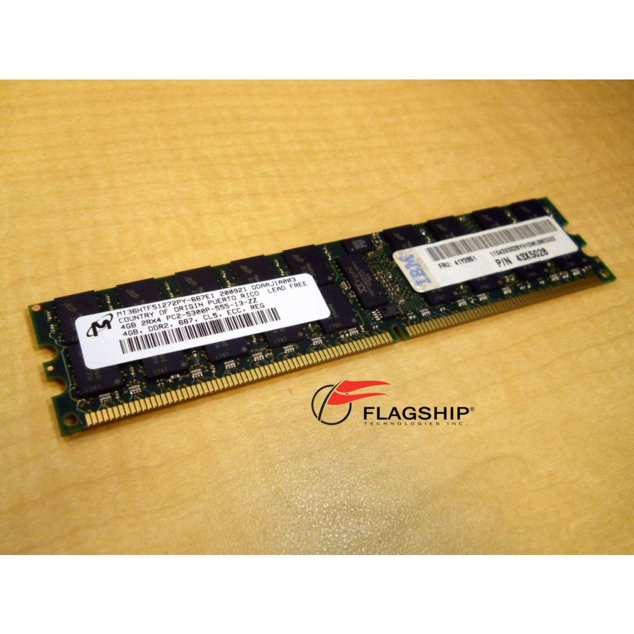 IBM 41Y2851 4 GB 2Rx4 PC2-5300 CLS ECC DDR2