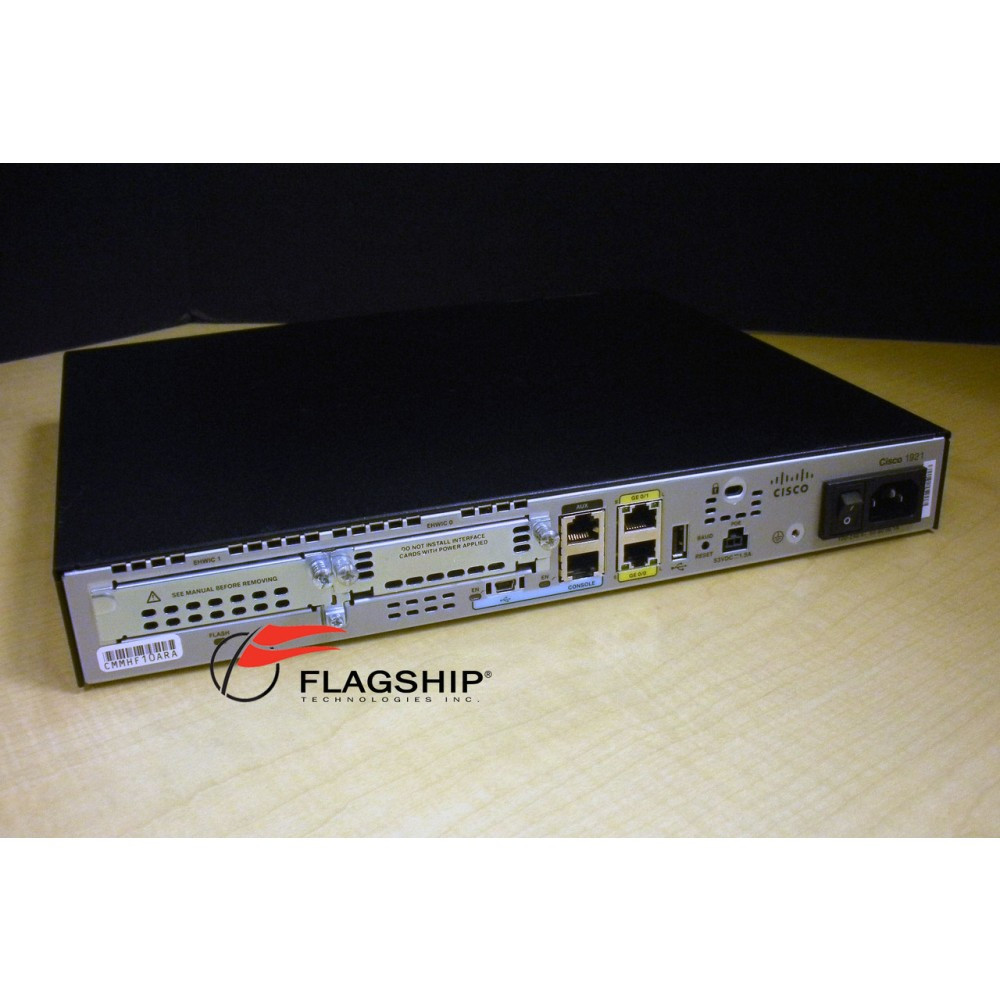 Cisco CISCO1921-SEC/K9 1921 Router w/2 Onboard GE 256MB Flash