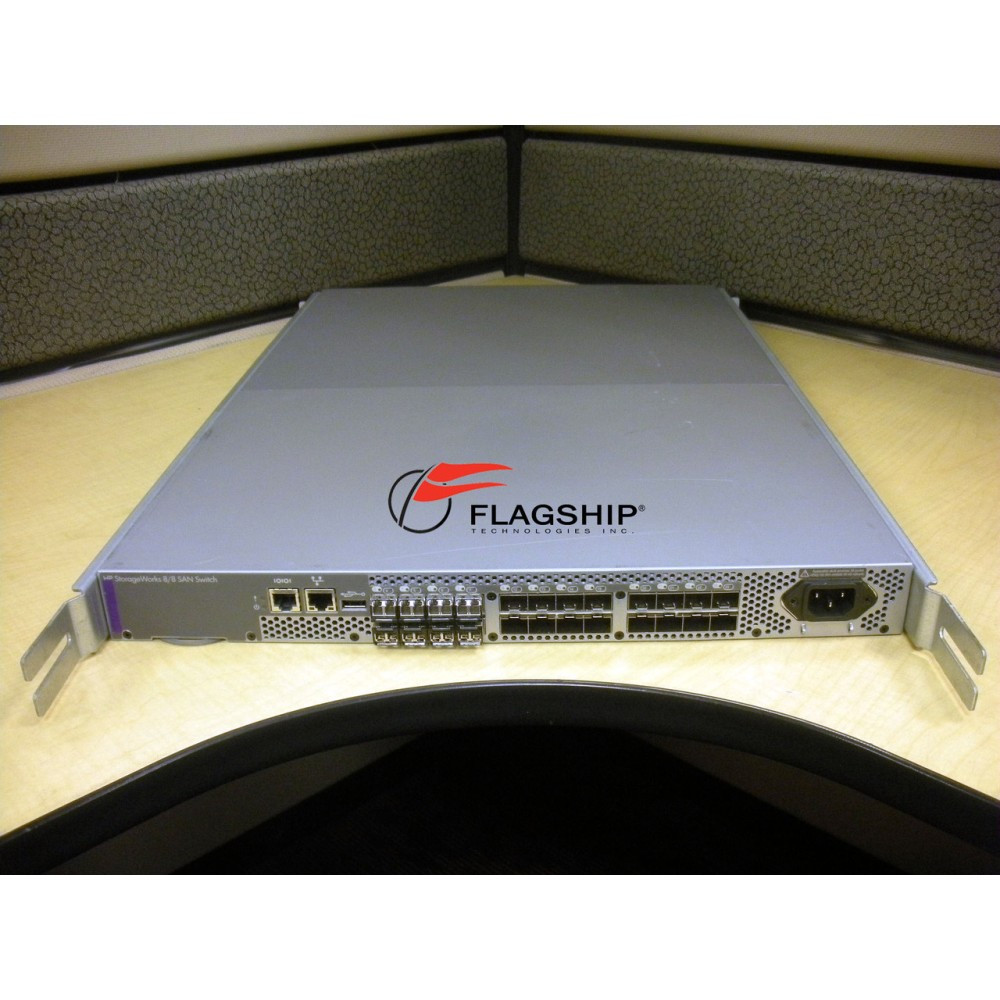 HP AM867A 492291-001 8/8 8-Port Full Fabric Enabled San Switch