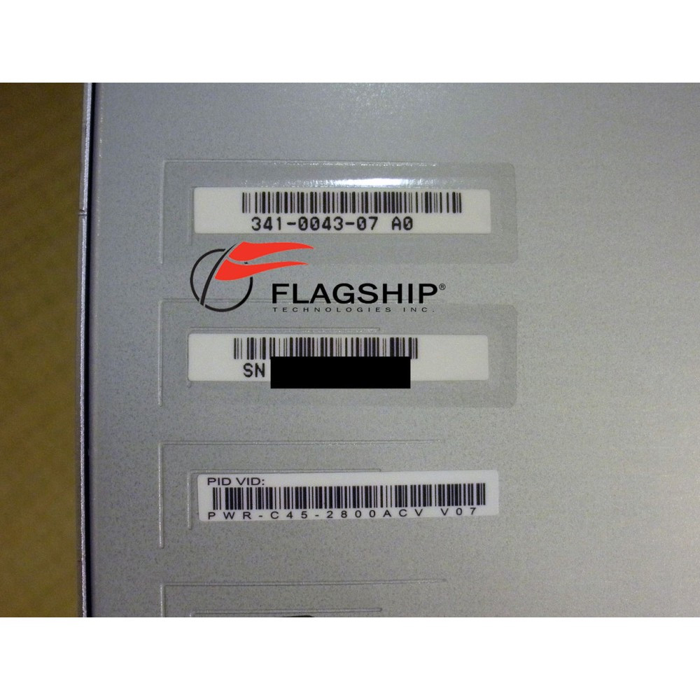 Alimentatore Cisco PWR-C45-2800ACV V06 PoE Originale Per Switch 4500 - Pulito E Testato - Foto 5