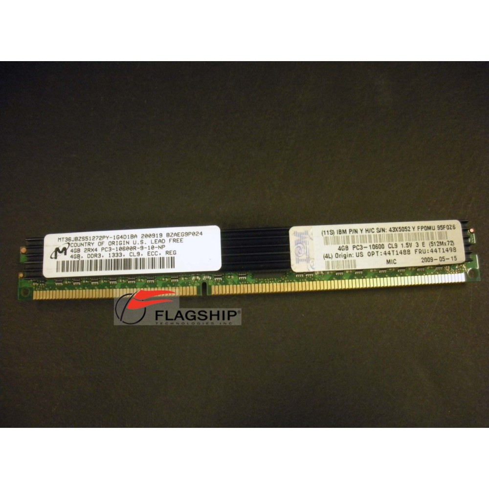 46c0599 16gb Pc3-10600 Vlp Rdimm Memory Ibm Hs22 Hs22v Hs23 16GB