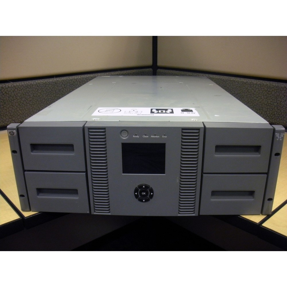 HP AK381A 413509-001 MSL4048 0-Drive Tape Library with Rack Kit