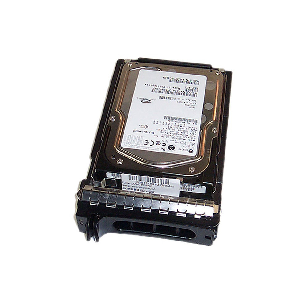 Disque Dur Dell CD809 36Go 15K U320 SCSI 80 Broches - Remis à Neuf