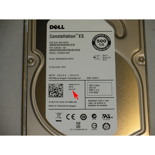 KG1CH Hot-Swap 3.5" HDD SAS SATA Hard Drive Caddy For Dell PowerVault MD1200
