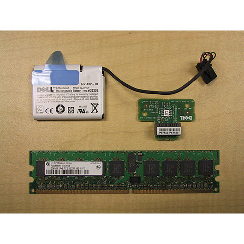 Dell PowerEdge 2800 PERC 4 RAID Key Kit & Battery H1813 F6928 X6347