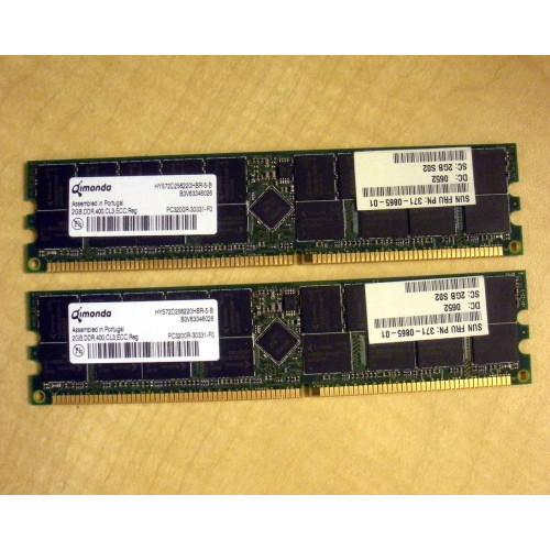 Sun X7260A 540-6617 4GB 2x 2GB Memory Kit for Ultra 40 371-0865 via Flagship Tech