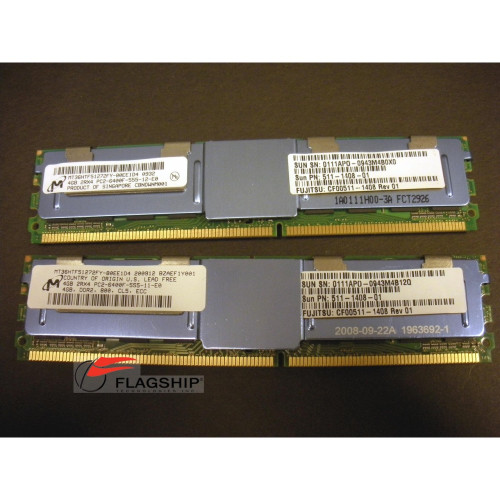 Sun SESX2C4Z 8GB (2x 4GB) Memory Kit 511-1408