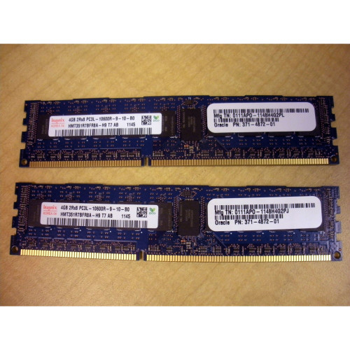 Sun SE6X2B11Z 8GB (2x 4GB) Memory Kit (371-4872) for T3-1 T3-2 T3-4 via Flagship Tech