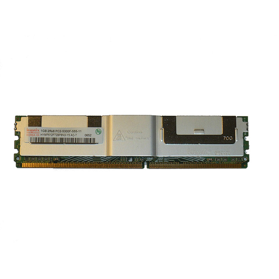 Barrette Mémoire Serveur EMC 8GB 2RX4 PC2-5300F DDR2 FBDIMM ECC Avec Dissipateur (Reconditionné)