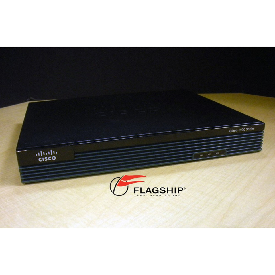 Cisco CISCO1921-SEC/K9 1921 Router w/2 Onboard GE 256MB Flash 512MB ...