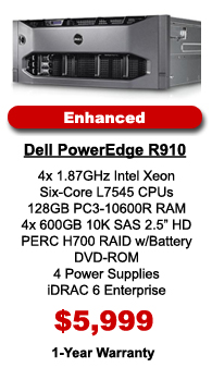 Dell PowerEdge R910 Enhanced Configuration