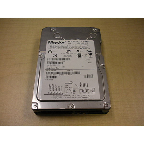 36GB 15K U320 SCSI 68Pin Hard Drive DC345 8E36L00