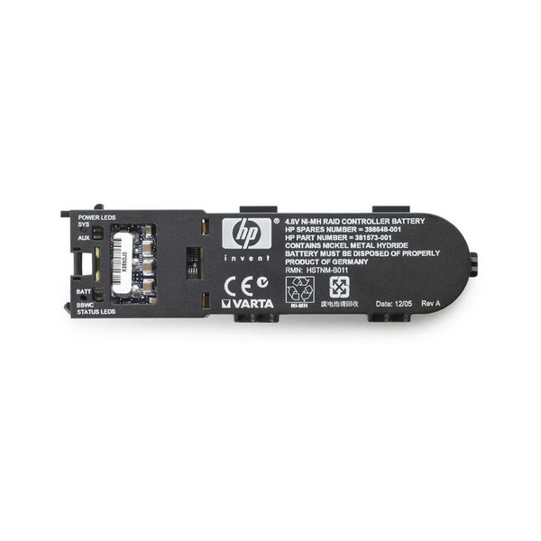 HP 398648-001 4.8V Ni-MH Battery Module for Smart Array P400 P600 P800 via Flagship Tech