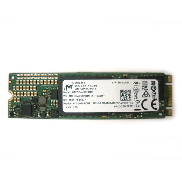 Micron MTFDDAV512TBN 512GB Solid State Drive M.2 SATA