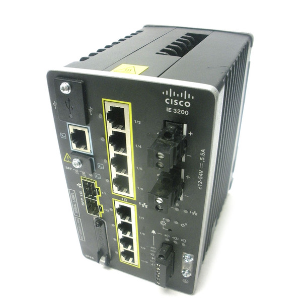 Cisco IE-3200-8P2S-E 8-Port Rugged Switch Front