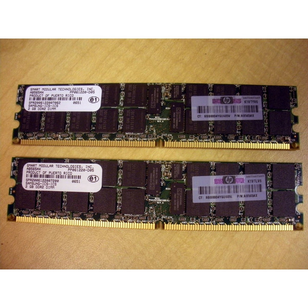 HP Integrity rx2660 AD275A 4GB (2x 2GB) DDR2 PC2-4200 Memory Kit via Flagship Tech