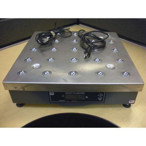NCI 7880-125 250lb Ball Top Weight Classifier Shipping Scale