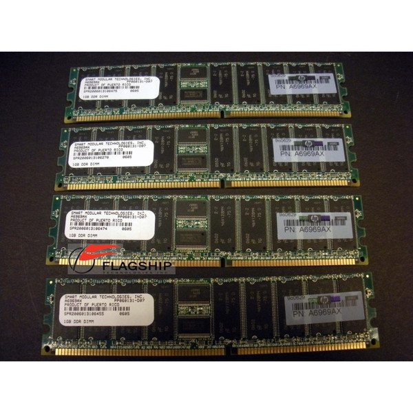 HP A6969A / A7130A / A9774A Original HP 4GB (4x 1GB) DDR PC2100 Memory Kit