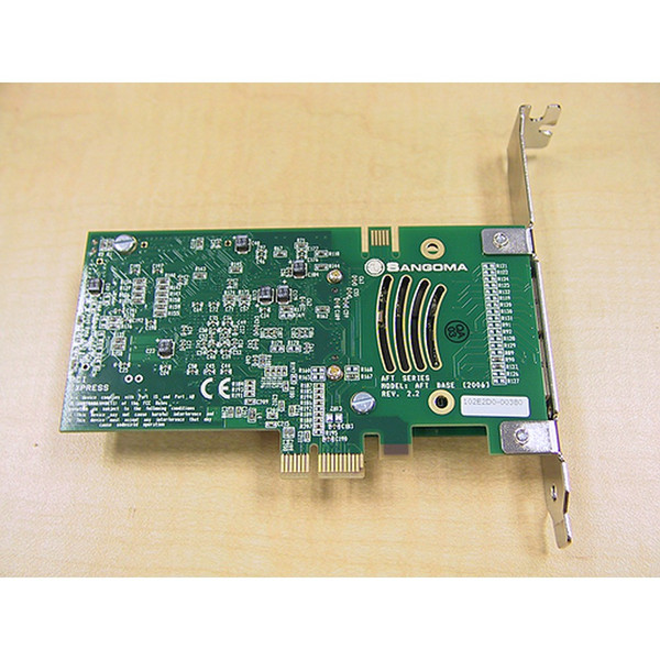 Sangoma A102-X PCI-e Dual Port Data/Voice T1/E1/J1 Card top