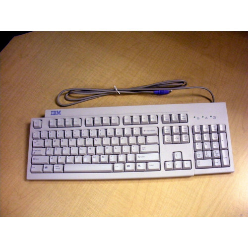IBM 02K0849 White Keyboard for PS/2 3153-BG3 RS6000 pSeries Server