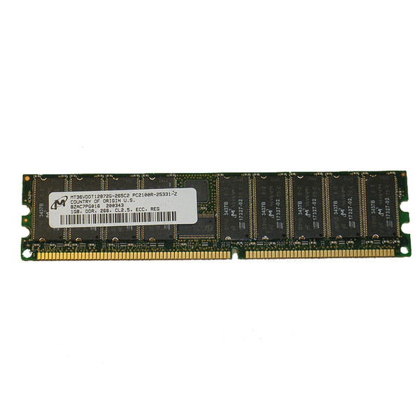 Dell 9U175 Memory 1GB PC2100 266MHZ ECC Registered Dimm