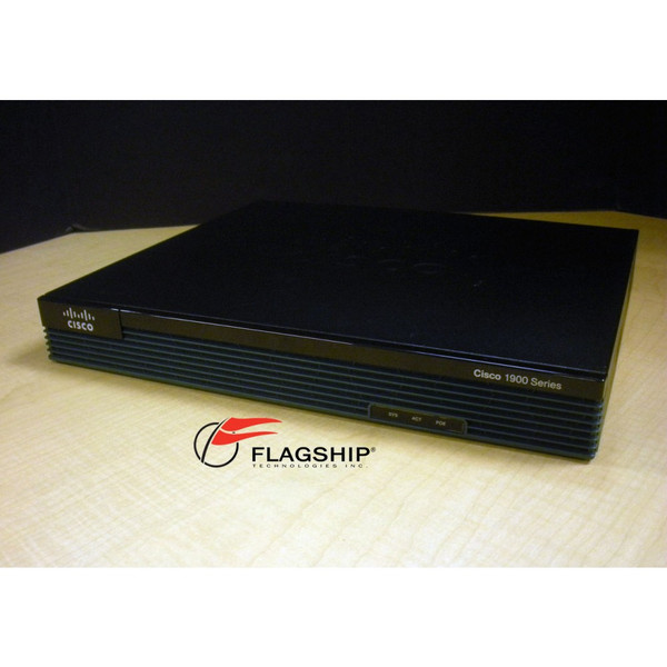 Cisco CISCO1921-SEC/K9 1921 Router w/2 Onboard GE 256MB Flash 512MB DRAM via Flagship Technologies, Inc - Flagship Tech