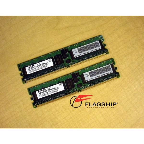 IBM 73P2866 2GB DDR2 PC3200 2x 1GB Kit IT Hardware via Flagship Technologies, Inc, Flagship Tech, Flagship, Tech, Technology, Technologies