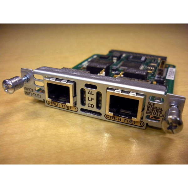 Cisco VWIC2-2MFT-T1/E1 2-Port T1/E1 Multiflex Interface Card