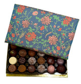 "Blue Garden" Silk Gift Box - 16 or 24 pieces