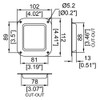 D0946EZ - CASTER DISH - RECESSED - medium size
