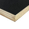 M842113BIR - Laminated Birch Ply / 12mm 1/2  / ABS Plastic / BLACK