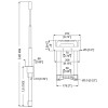 H4116 - PULL OUT HANDLE - 4 stage recessed