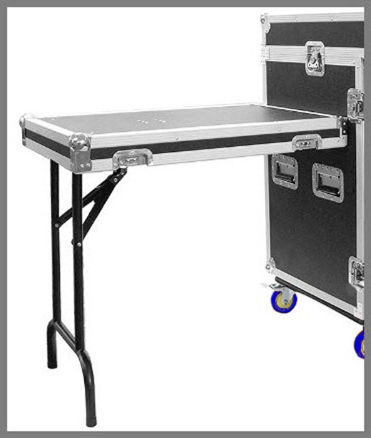 R1603 TABLE LEG ASSEMBLY folding / overlap DIY Road Cases Store