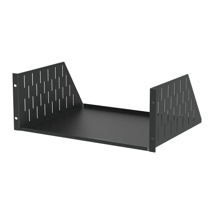 4 Unit Rack Example R1194/4UK - 4 UNIT RACK SHELF WITH SLOTTED SIDES - USE WITH R1288CBK ...