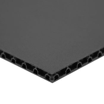 M885010/BK - BLACK FLIGHT PANEL 2 LIGHTWEIGHT POLYPROPOLYNE 