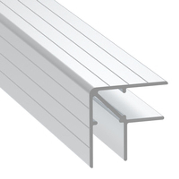 3023 - 1/2" DOUBLE ANGLE CORNER EXTRUSION (12 ft. Cut In Half)