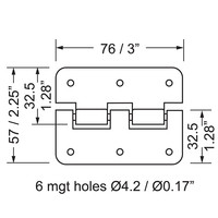 1908 - 8 STRAP HINGE