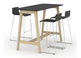 Nova Wood High Table Black