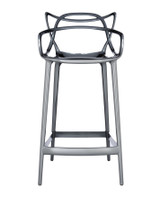 Kartell Masters Stool Metallic Titanium Kartell Masters Stool Metallic Titanium
