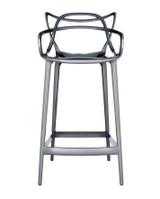 Kartell Masters Stool Metallic Titanium