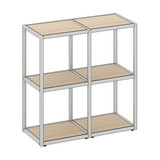 Elite Cubeform Storage 925w x 400d x 930h Elite Cubeform Storage 925w x 400d x 930h