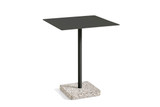 HAY Terrazzo Square Table Grey Base Anthracite Top