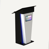 Illuminated Lectern with Digital Screen