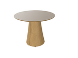Narbutas Botany - Round Meeting Table w/ Wooden Base