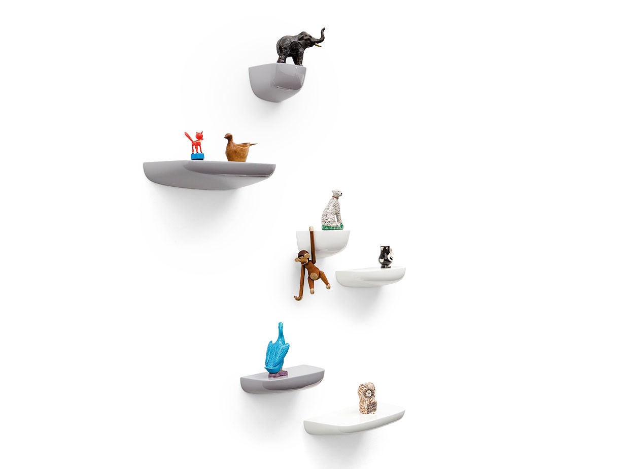 Vitra Corniche in white and dark grey